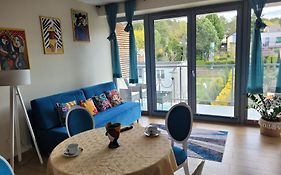 Artystyczny apartament nad jeziorem z widokiem